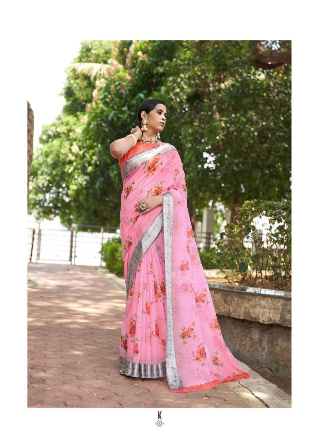 Shangrila New Kanchana Festive Wear Designer 25 Linen Cotton Saree Collection